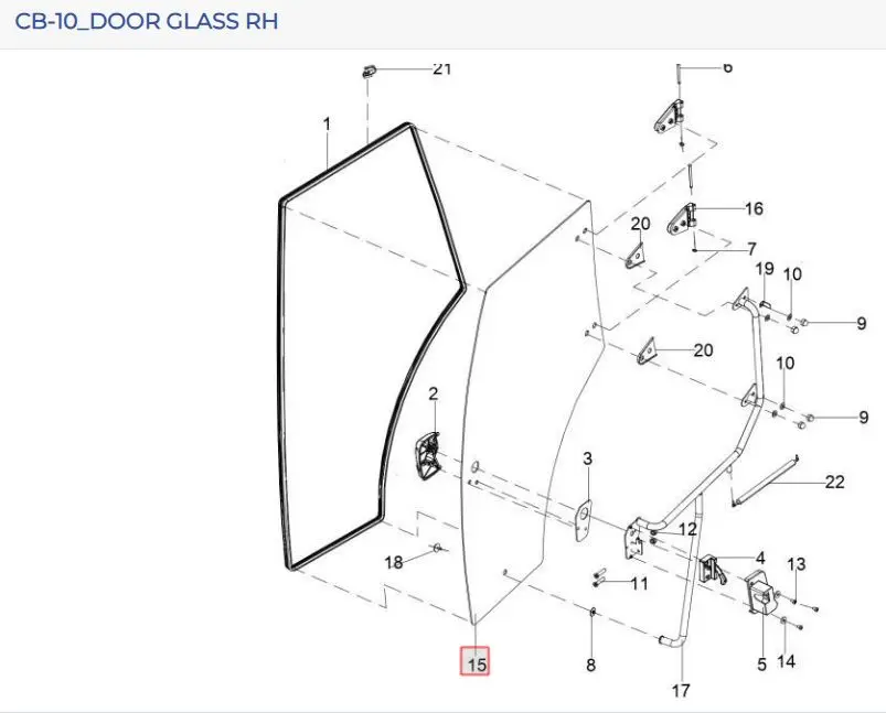 Right Door Glass