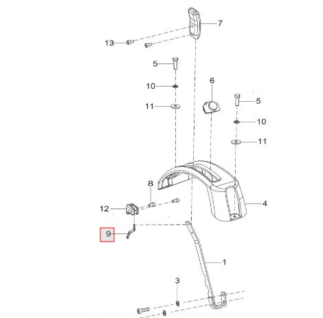 Position Lever Upper Part