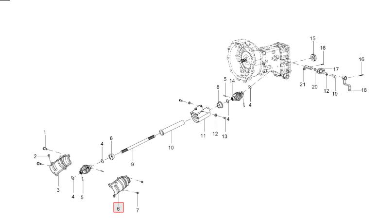 Universal Joint Cover Front Left