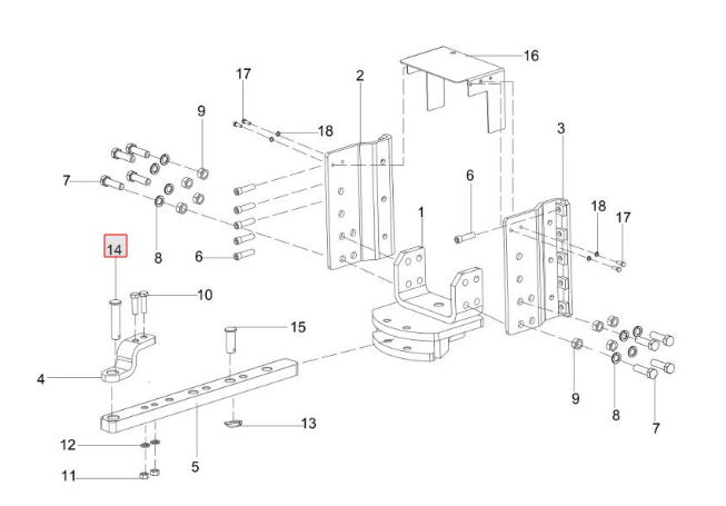 Pin Assy ( for trailor hook )