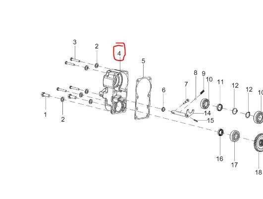 BEARING HOUSING FRONT