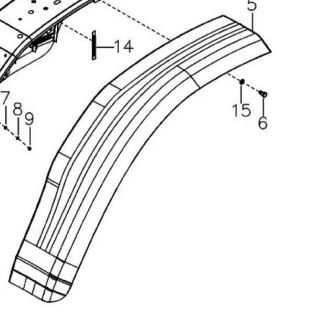 Fender side cover LH