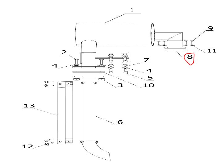 Gasket 3cyl turbo (SK 0543)
