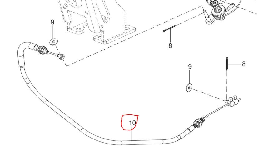 Hand Acc Cable Assy