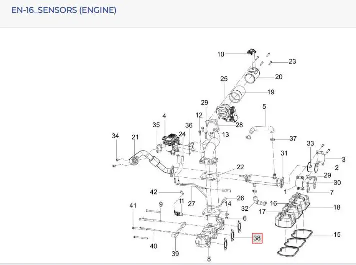 Gasket - 1.5MM ( inlet ) non asb.