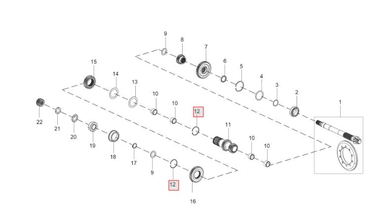 External Circlip A-45