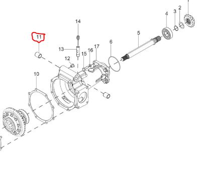BUSH  (front axle housing)