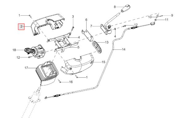 Steering Column cover upper