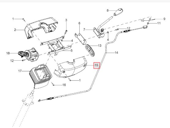 Steering Column Cover lower