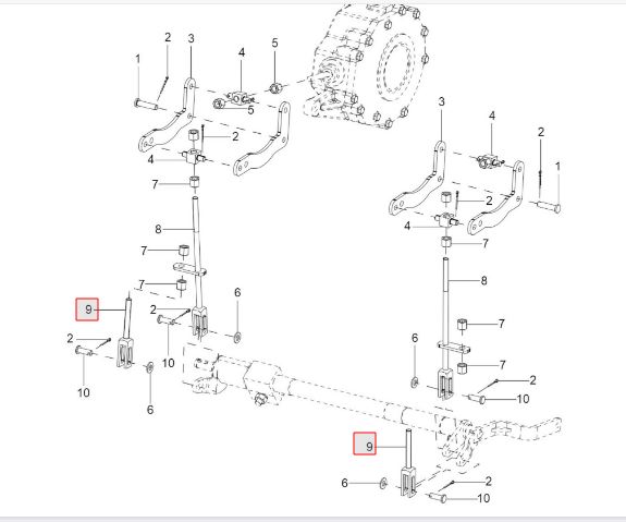 ACTUATOR FORK CUM TIE ROD (OIB)