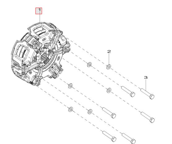 CLUTCH DIA 280 (DOUBLE CLUTCH)