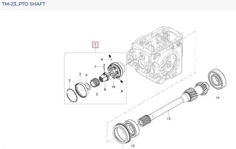 Pto Coupling Assy
