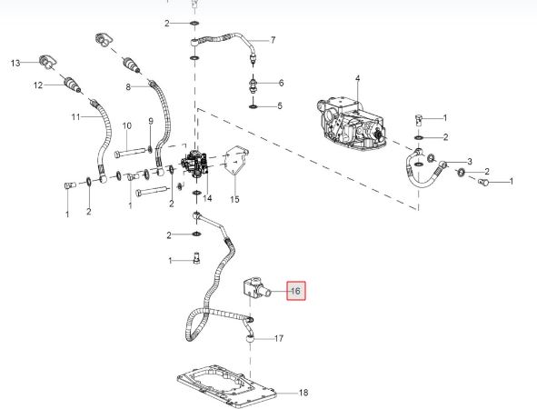 PTO valve assy