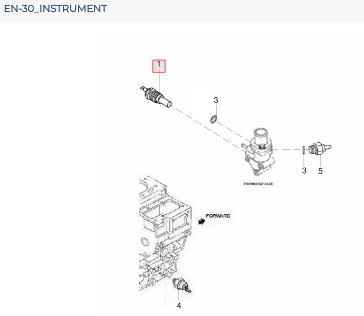 TEMPERATURE SENSOR(MHI) 30N9600950