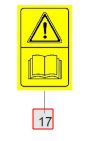 Sticker for operator alert