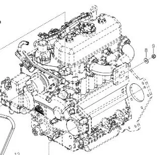 Engine ( Mitsubishi ) L3E-V363JCSA, 13.4