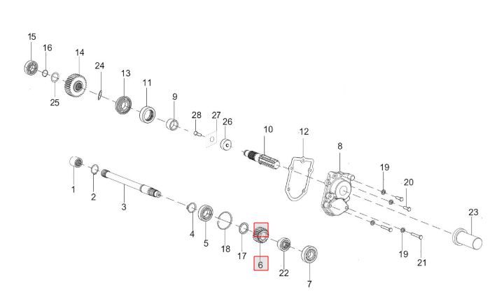 PTO Gear Z-20 (Finish)