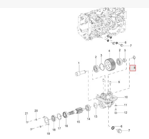 EXTERNAL CIRCLIP A-22