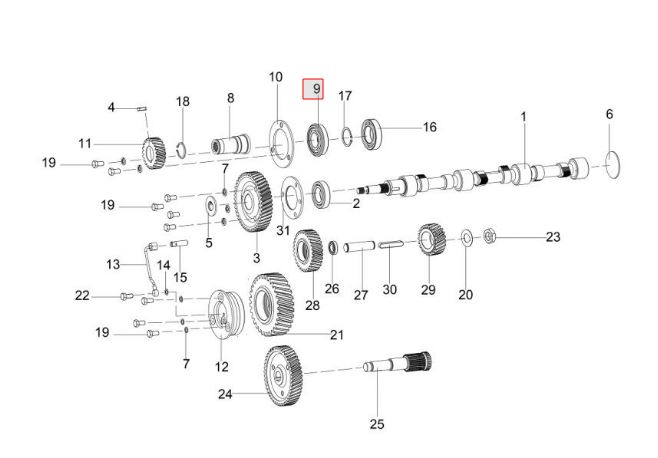 RADIAL B/BEARING 30/62X16 (6206NR)