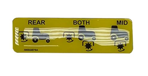 Sticker for pto