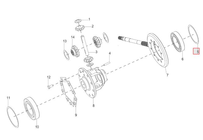 Shims ( Cage Front Axle ) Dia 90