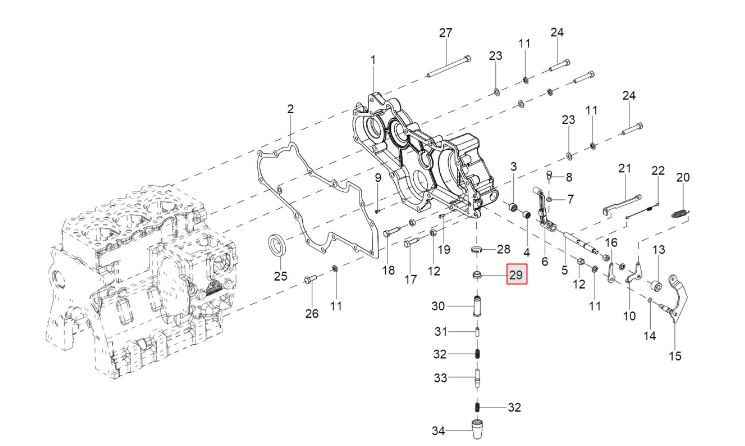 Lock Nut M12 x 1