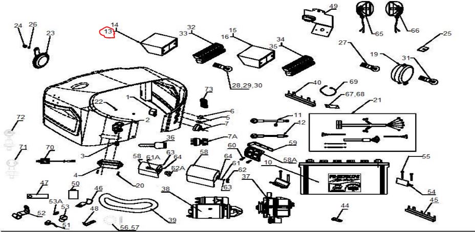 Front left (E-marked)