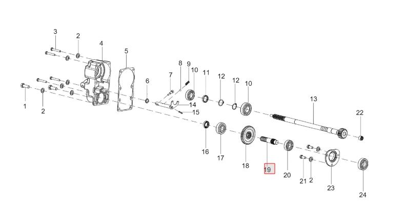 SHAFT FOR 4WD
