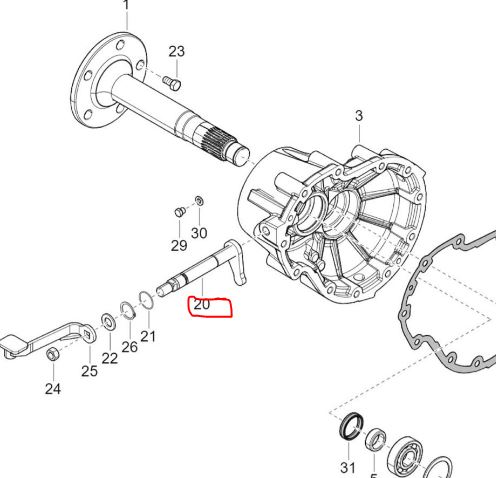 LUG DIFF. LOCK ASSY