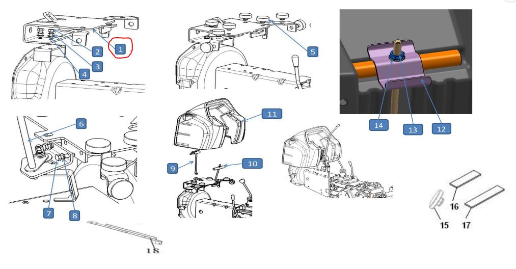 Fuel tank mtg. Bracket