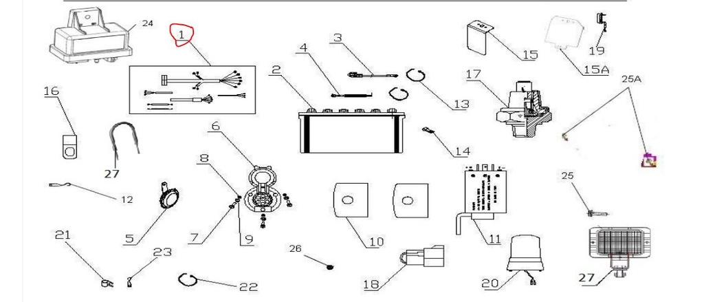 HARNESS ASSY.