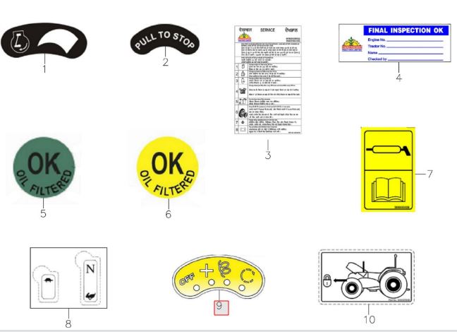 STICKER FOR STARTING CONTROLS