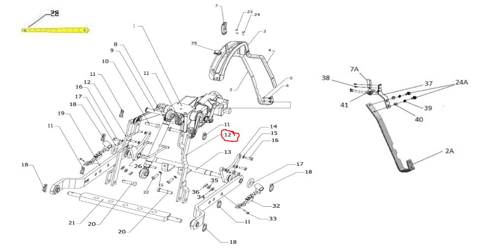 Lift Rod Assy