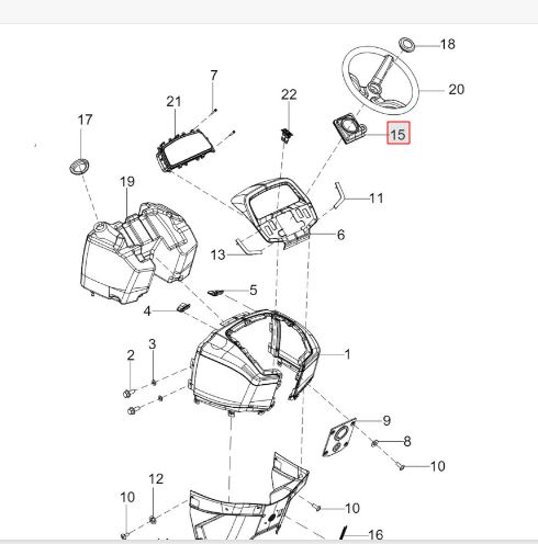 Steering column grommet
