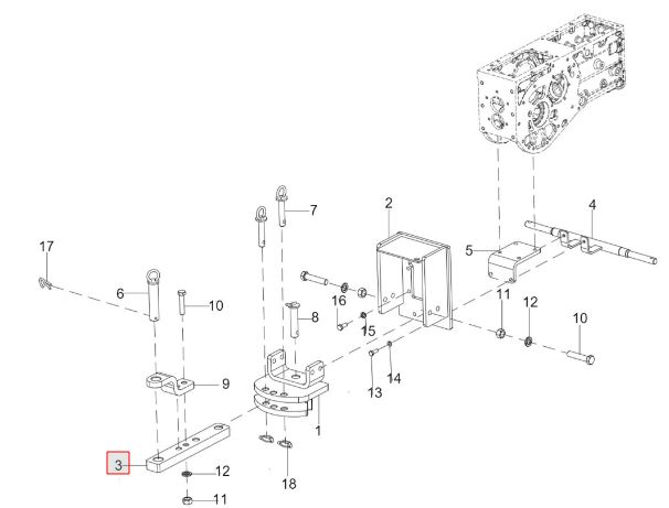 Shaft lower link