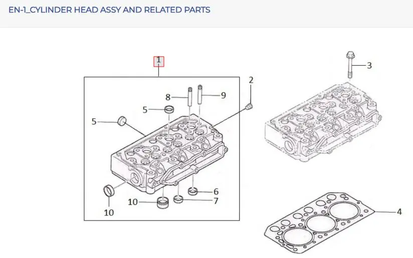 Head Assy, Cylinder head