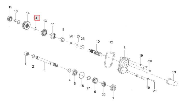 SHIM 0.3 (PTO OUT PUT SHAFT ASSY)