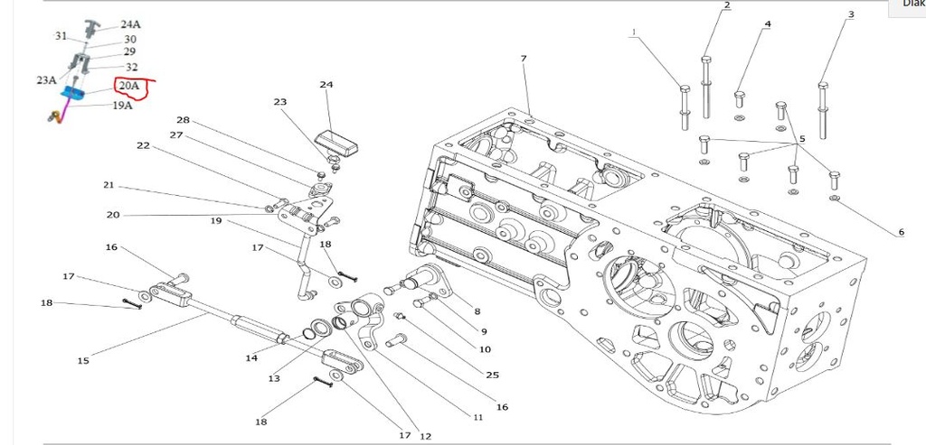 4wd handle mtg bracket w/o paint