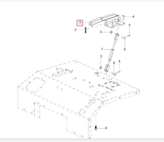 Handle for parking brake