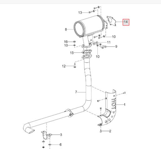 Gasket 4 cyl (turbo) For Under Sile