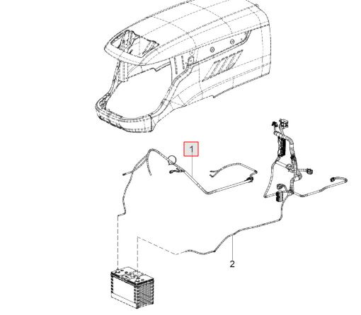 Battery cable positive