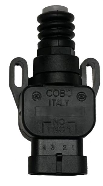 Brake light switch with nc-no contact