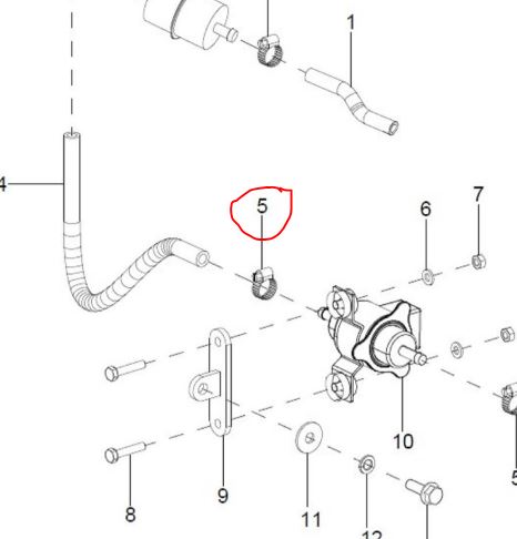 hose worm clamp dia Ø47