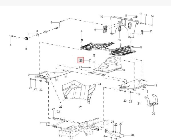 Truss Philips M/C screw (M8x20)