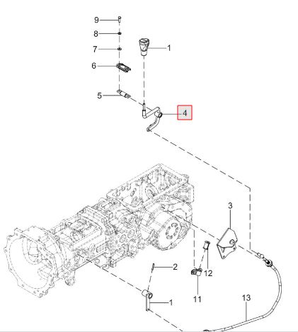 Shuttle Lever Assy