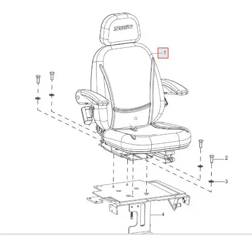 DRIVER SEAT W/O OPS