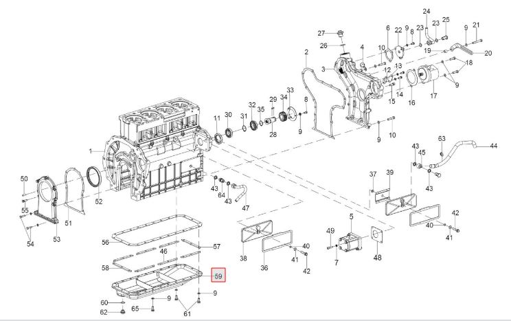 OIL PAN  (SHEET METAL-1.5THICK) 4 CYL.