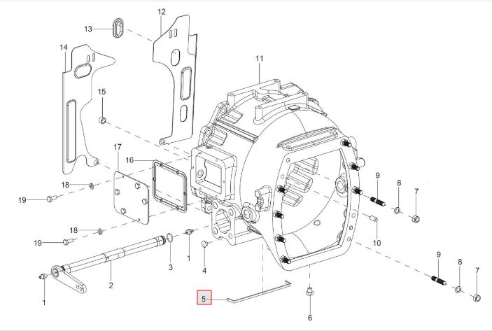 Sealing PAD for rear cover