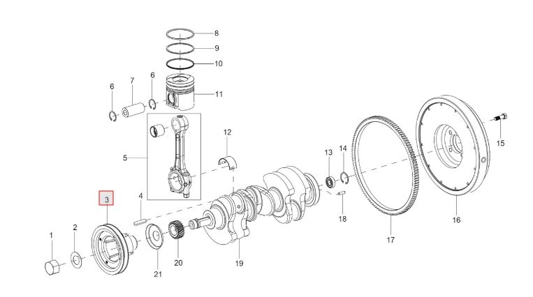 Eng. Belt Pulley ø35 (for Bal. Option)