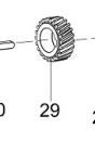 Timing gear d35 (for crank shaft) EN19B